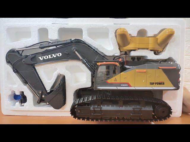 Rc Excavator Volvo 1:14 HuiNa 1592 || Rc Beko Indonesia || Unboxing