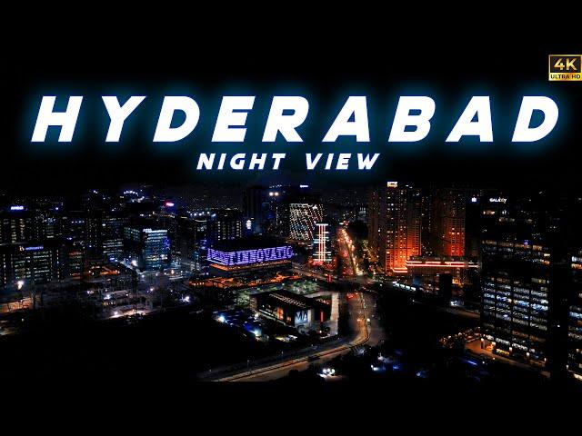 #hyderabad Night Drone Visuals | Hitech city | Durgam cheruvu Bridge | T HUB | @rajuvisuals0529