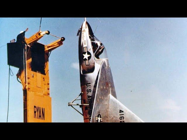 Ryan X-13 Vertijet, vertical take-off and landing jet aircraft.