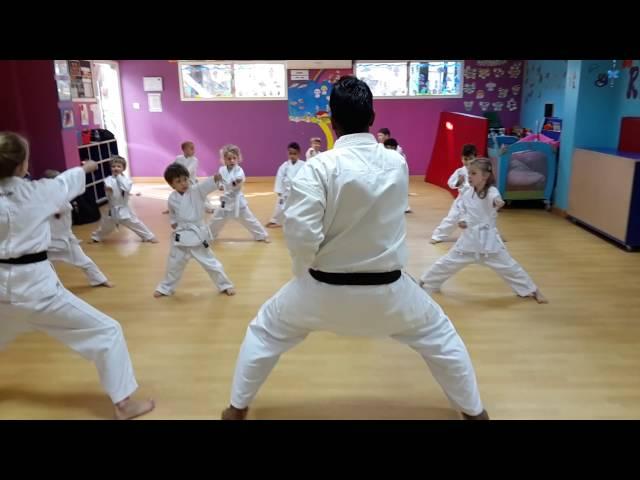 karate kids 3-4 years  old