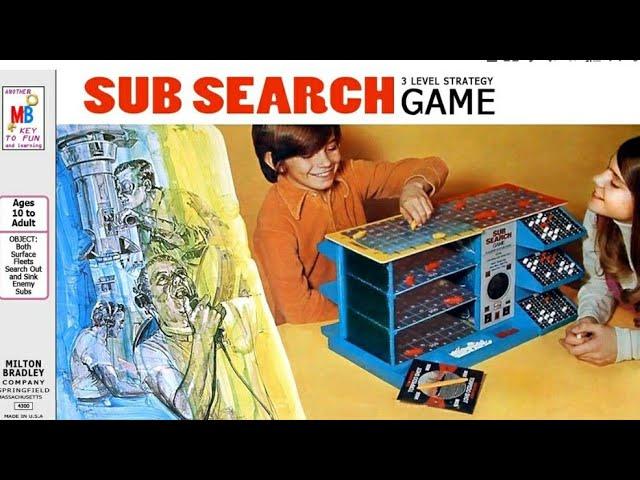 Ep. 232: Sub Search Board Game Review (Milton Bradley 1973) + How To Play