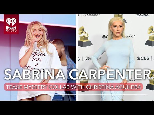 Sabrina Carpenter, Christina Aguilera Tease Mystery Collab In New Video | Fast Facts