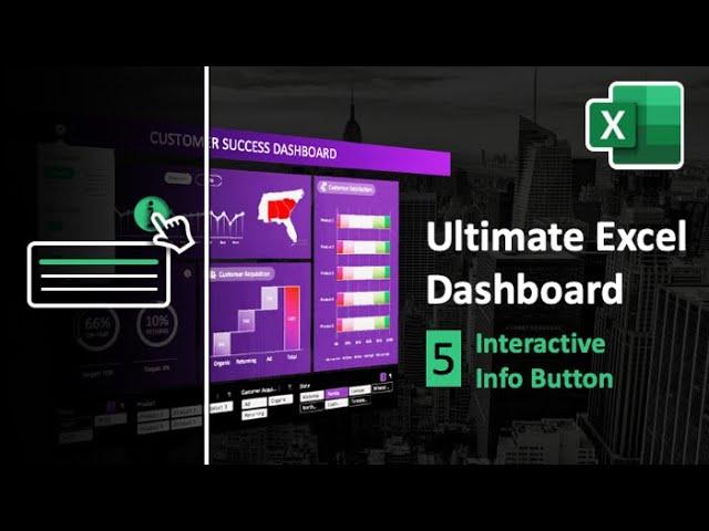 How to Create an Interactive Info Button | Ultimate Excel Dashboard Ep. 5