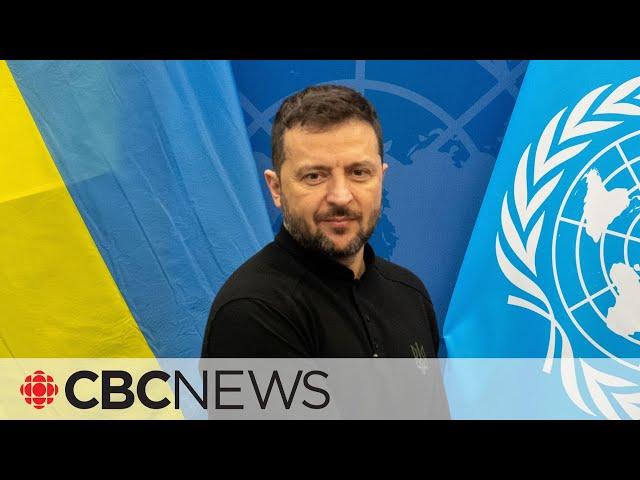 Ukraine’s president urges global leaders to stand with his country