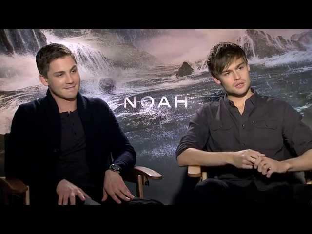 "Noah" interview with Logan Lerman and Douglas Booth (MovieZine.se)