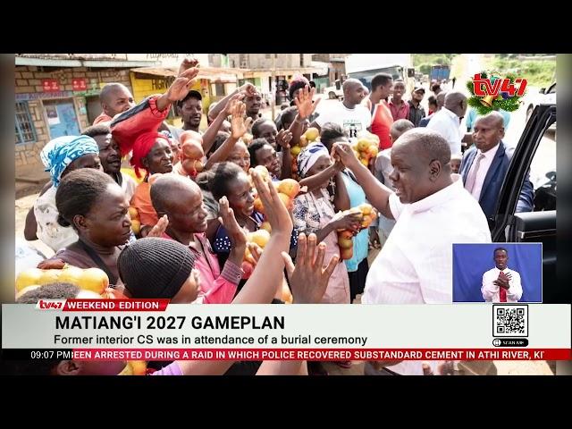 Matiang’i Makes Public Appearance Since 2022 In Kitui With Rumors Of His Presidential Bid Growing