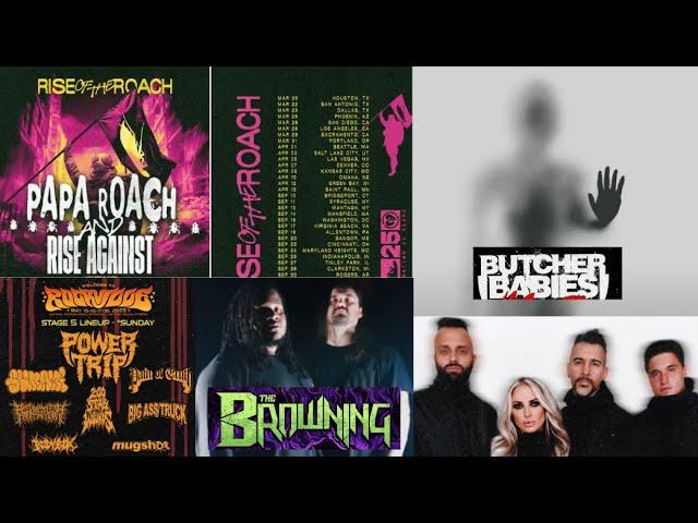 new Butcher Babies, Sincerity - Papa Roach Tour! - new The Browning - Welcome to Rockville bands