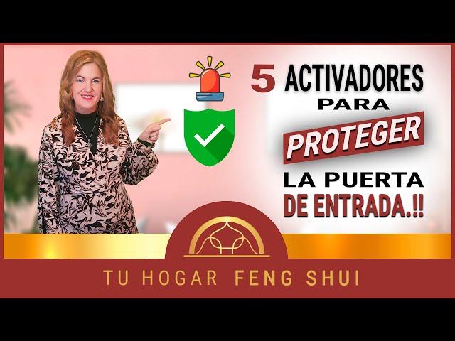 Evita ENERGIAS NEGATIVAS en la ENTRADA DE TU CASA  con activadores FENG SHUI 