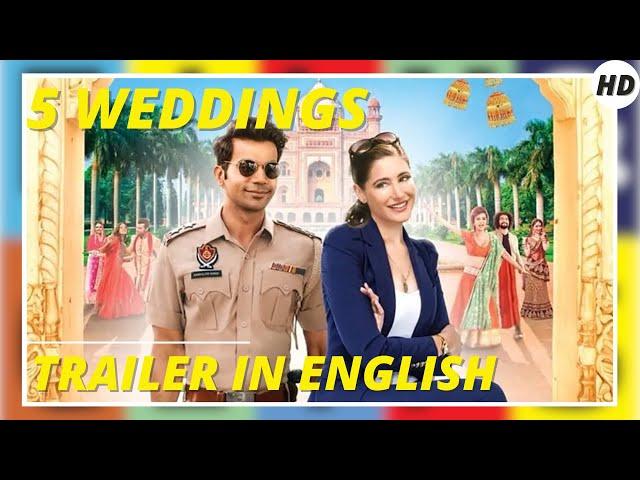 5 Weddings | Comedy | Romance | HD | Trailer in English