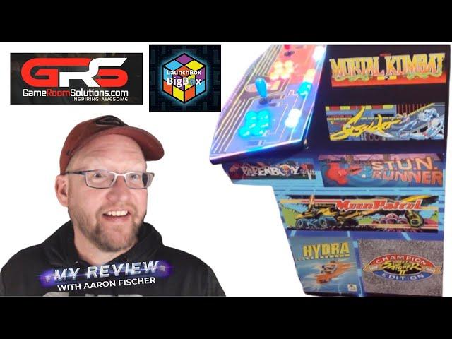 Game Room Solutions Cabinet Review - With the frontend Launchbox and BigBox