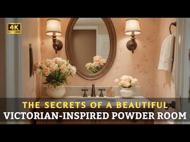 Victorian Charm Awaits: How to Design an Elegant and Captivating Dream Powder Room!