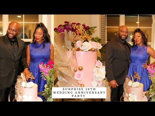 10th Wedding Anniversary Party - The Setup, The Surprise & The Saxophonist | Ghanaian Couple