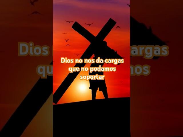 Dios no nos da carga que no podamos soportar