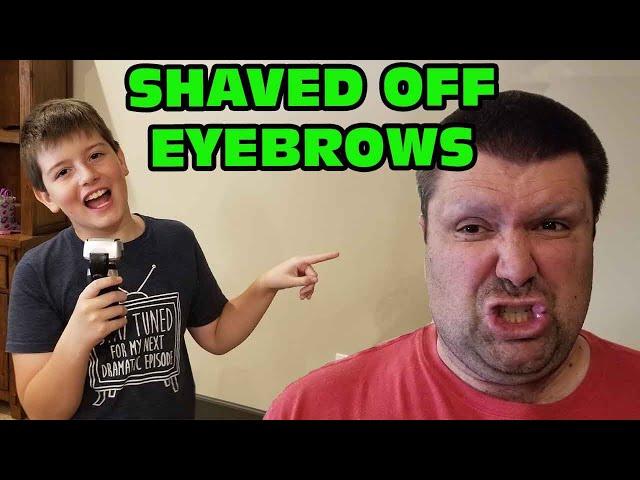 Kid Temper Tantrum Shaves Off Daddy's Eyebrows After Reaching 90K Subs On Gaming Channel  [Original]