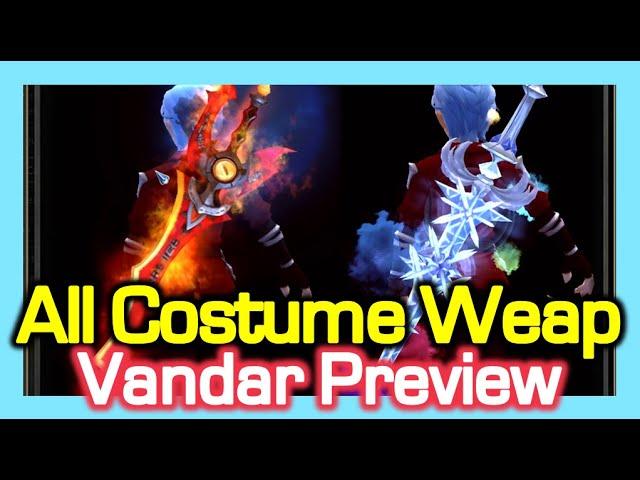 [Vandar] All Costume Weapon Showcase / Coupon Shop / Dragon Nest Korea