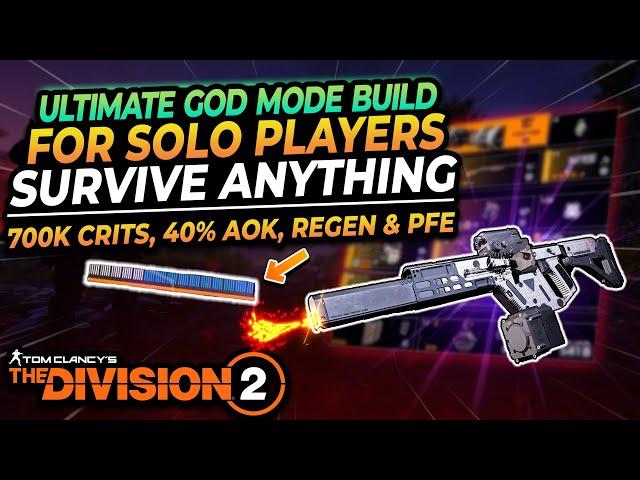 The Division 2 | 70K REGEN, 40% AOK, PFE & DAMAGE | This build has it all...!!!