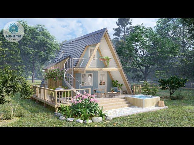 A-Frame Cabin House - Minh Tai Design MTD25