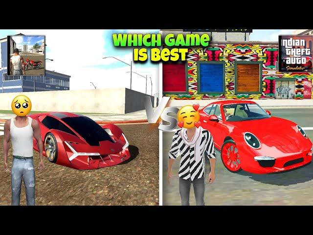 Indian bike driving 3d VS Indian theft aouto simulator  || funntyaa