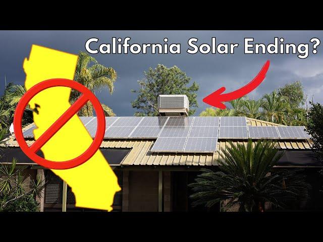 URGENT: California Removing Rooftop Solar Program in 2023