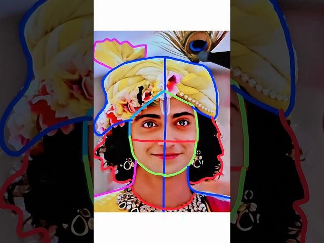 How to draw a Krishna tutorial ||#drawing #art #draw #krishna #shorts #short