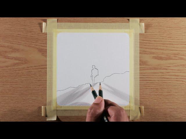 Easy Drawing for Beginners / Drawing with Oil Pastel / Step by Step