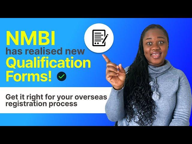 HOW TO FILL THE NEW NMBI QUALIFICATION FORM with ​⁠@nursemomo