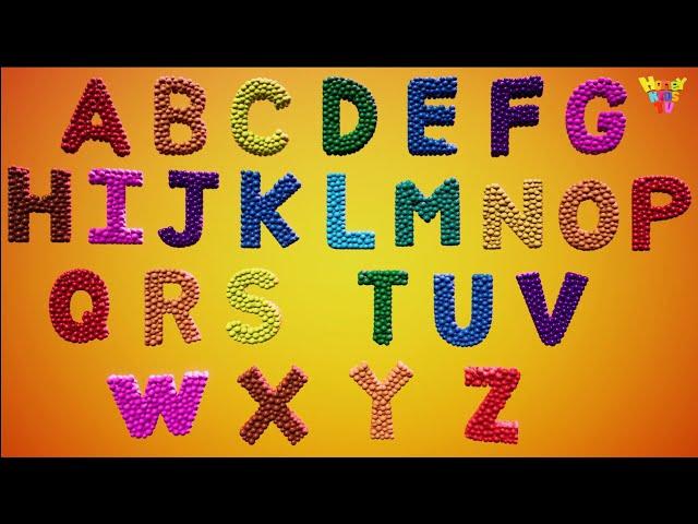 ABC Song Alphabet Song Learn Alphabet with 3D Colored marbles l Nursery Rhymes for kids