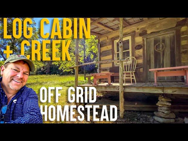 Their Debt-Free, Off-Grid Log Cabin Tour: Preparing for the Future of Self Reliance!