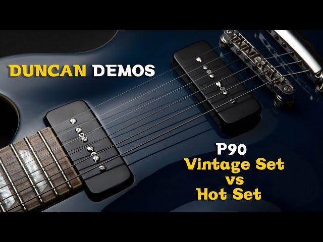 P90 Vintage and P90 Hot Pickup Comparison | Duncan Demos