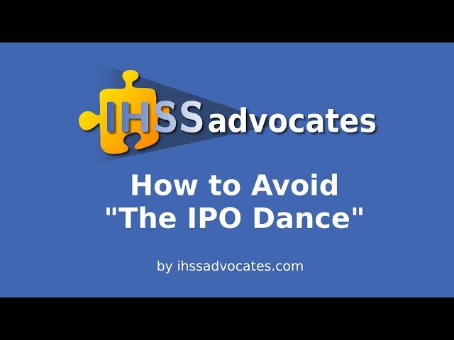 How to Avoid The IPO Dance