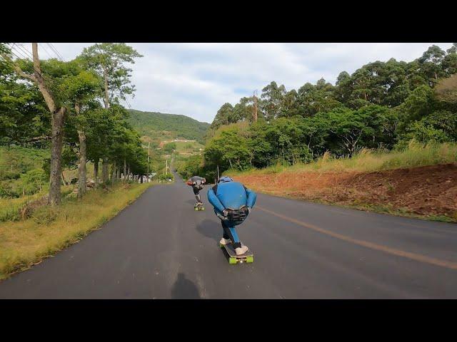 NEW ASPHALT IN TEUTÔNIA  || + 120 km/h || Extreme Downhill Longboarding