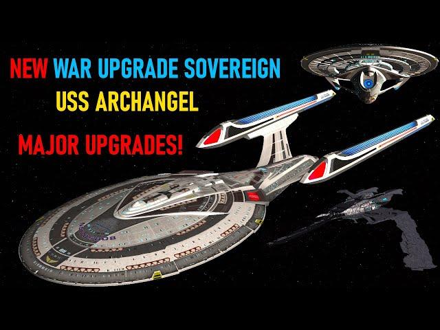 NEW Sovereign CLASS! USS Archangel VS Reman Scimitar - Both Ways - Star Trek Starship Battles