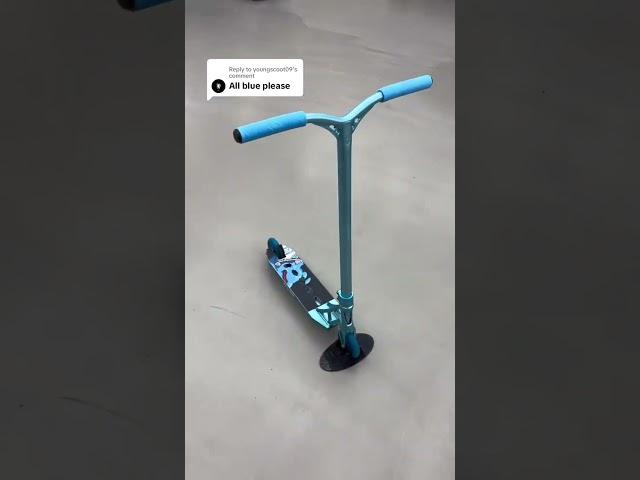 Full blue custom stunt scooter available  What’s next?