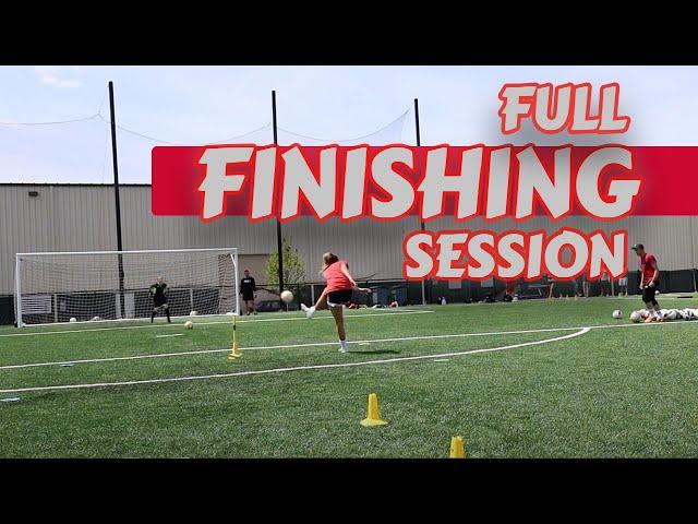 FINISHING SOCCER SESSION WITH SMALL GROUP TRAINING
