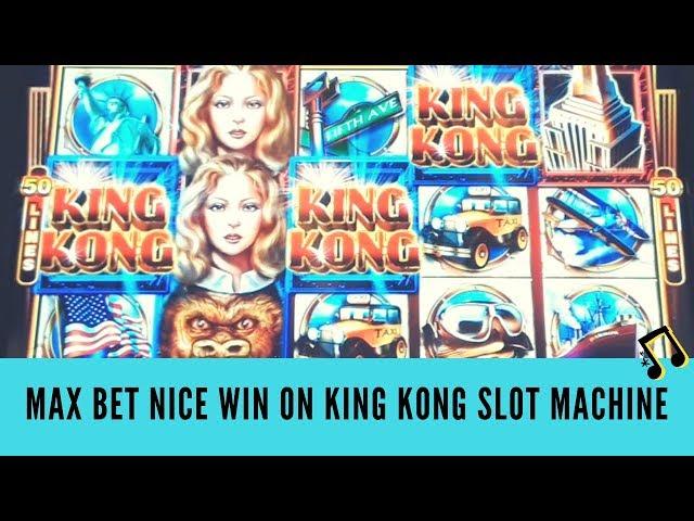 MAX BET NICE WIN ON KING KONG SLOT MACHINE - SunFlower Slots