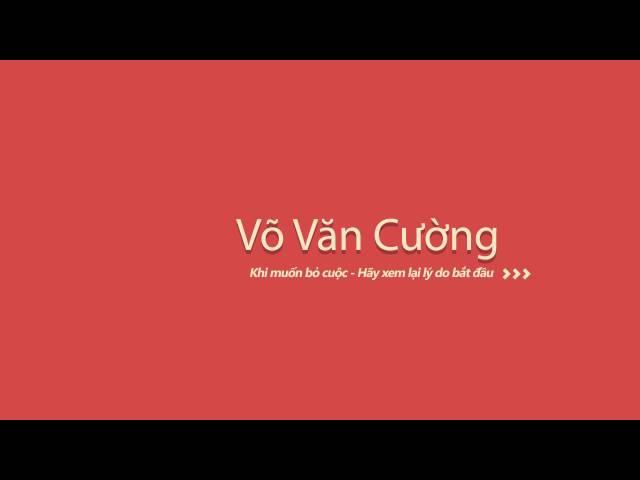 Võ Văn Cường - Introduction