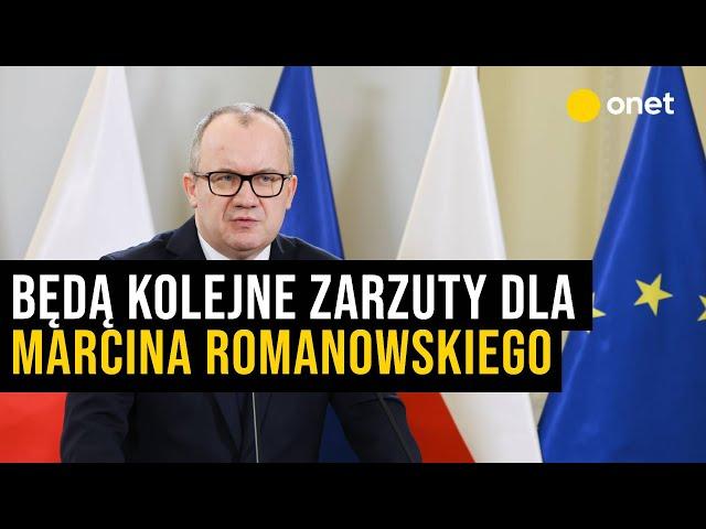 Będą kolejne zarzuty dla Marcina Romanowskiego. Adam Bodnar i Dariusz Korneluk zabrali głos