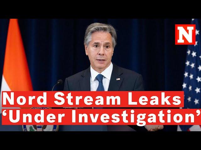 Nord Stream Leaks 'Under Investigation' For Potential 'Sabotage': Blinken
