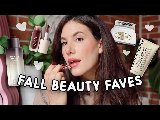 Fall Beauty Favorites  (lots of dry skin saviours!)