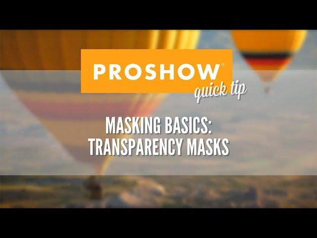 Masking Basics: Transparency Masks