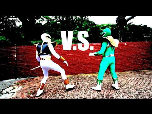 GREEN RANGER VS WHITE RANGER!?