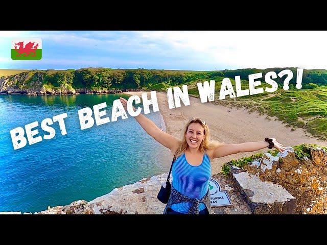 WELSH BEACHES! TOUR OF PEMBROKESHIRE WALES | Barafundle Bay & Pembroke Castle | AERIAL VIEWS!