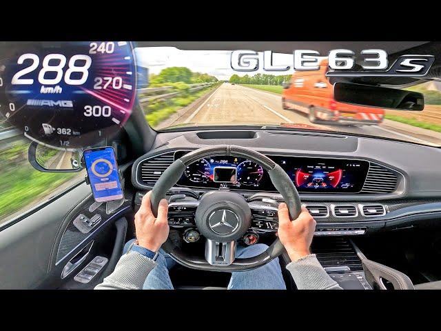 2024 Mercedes-AMG GLE 63 S // V8 MONSTER on the GERMAN AUTOBAHN