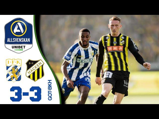 Höjdpunkter: Bk Häcken - IFK Göteborg 3-3 Allsvenskan