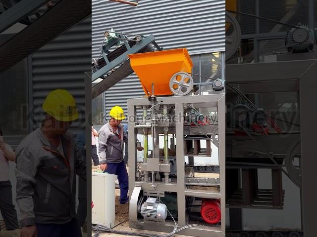 KaiDong QT4-23A semi automatic brick machine #machine #machinery #brickmachine #factory