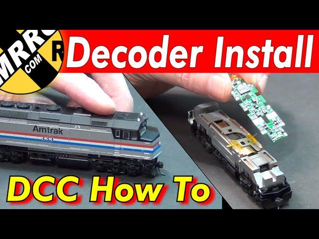 A Man shows How to Install a DCC Decoder in a DCC Ready Locomotive