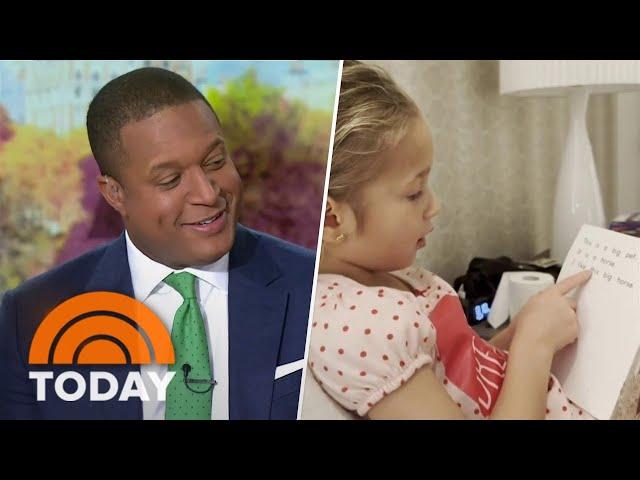 Craig Melvin Gets Emotional Talking About Sibby Learning To Read