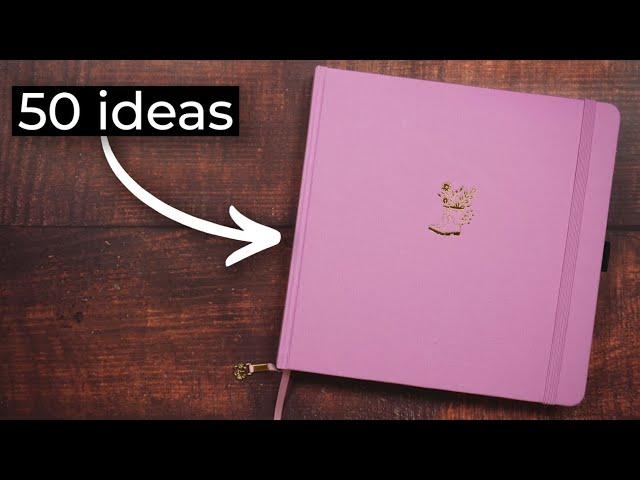 Square Bullet Journal Ideas MEGALIST 