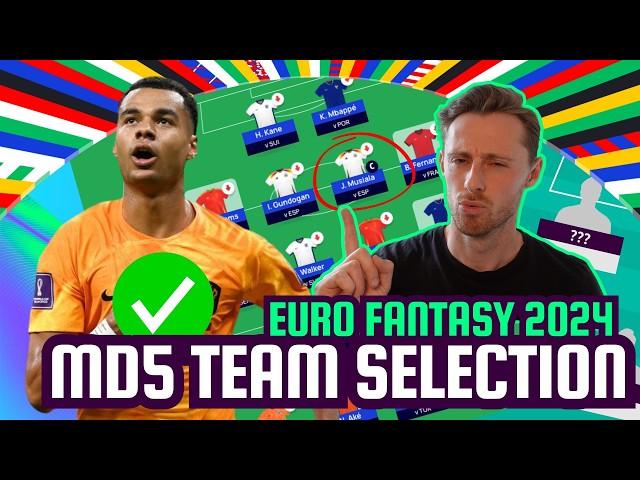 EURO FANTASY MD5 TEAM SELECTION  I EURO 2024 FANTASY FOOTBALL TIPS