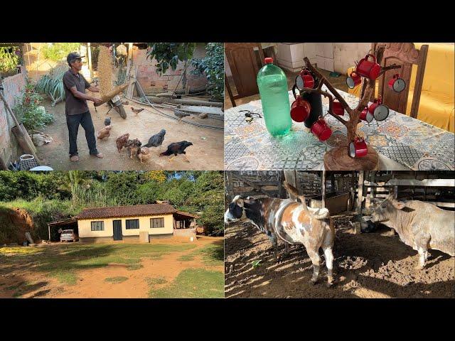 ELE NASCEU NA ROÇA, COME SÓ O QUE PLANTA E  CRIA  E NUNCA FOI NO MÉDICO, SR. JOÃO